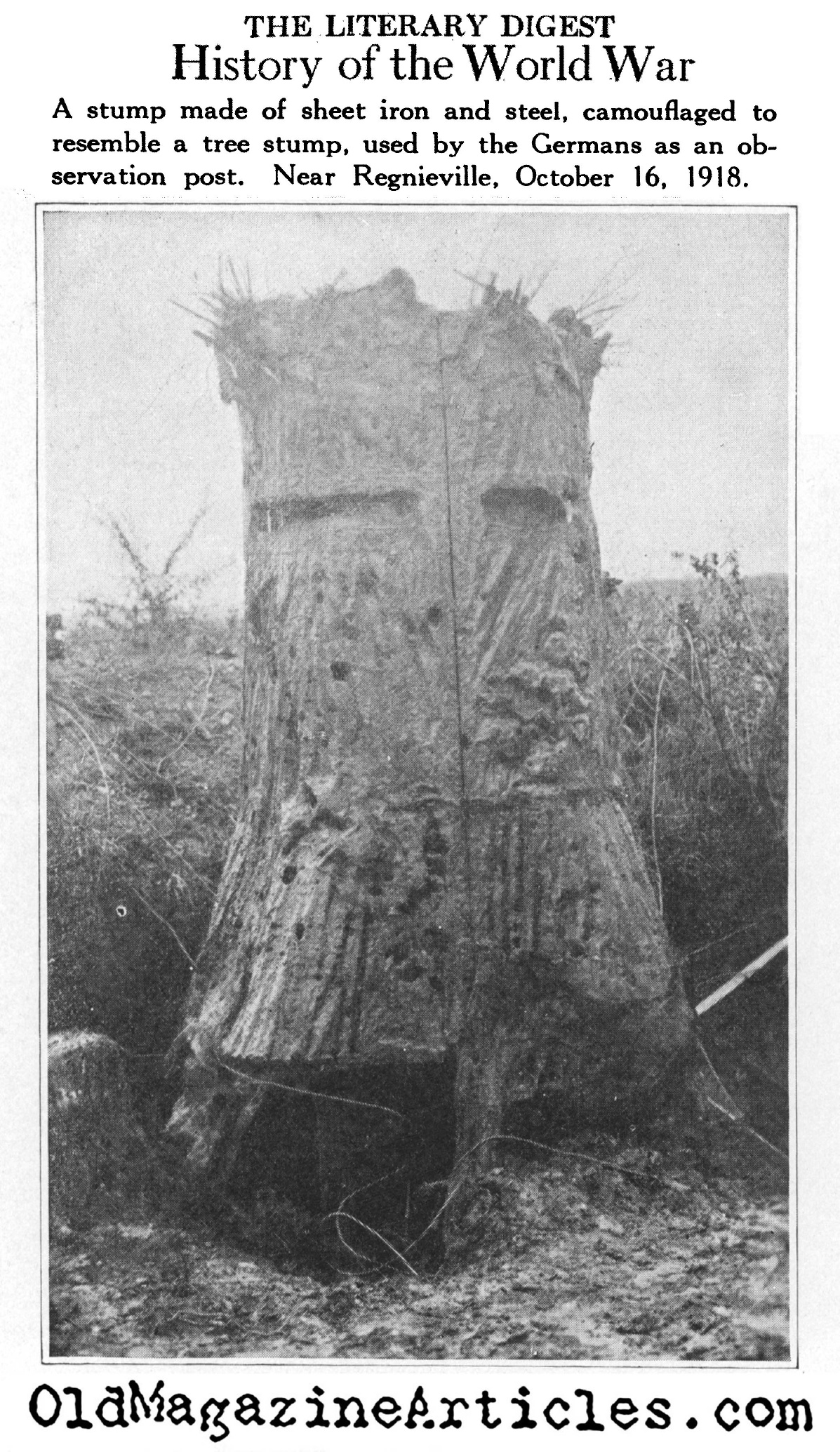 The Steel Tree Stump, Part II (Literary Digest, 1919)